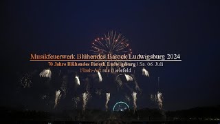 Musikfeuerwerk Blühendes Barock Ludwigsburg 2024 4K HDR uncut [upl. by Moyers363]