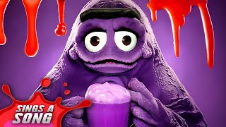 Grimace Sings A Song Scary And Spooky McDonalds Horror Parody [upl. by Asum]