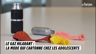 Le gaz hilarant  la mode qui cartonne chez les ados [upl. by Ainival]