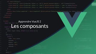 VueJS 2 716  Les Composants [upl. by Elvia820]