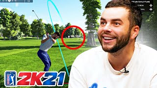 MY DREAM COURSE IN PGA TOUR 2K21 [upl. by Ilbert]