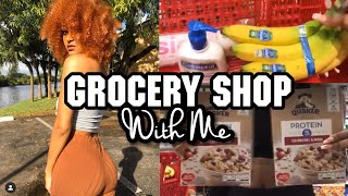 WEIGHT GAIN GROCERY SHOP WITH ME  GYM VLOG [upl. by Libnah]