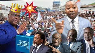 RENEEN DIRECT DE KINSHASALE DEPOT DE LA CANDIDATURE DU PRESIDENT FELIX TSHISEKEDI POUR UN DEUXIEME [upl. by Pincince]