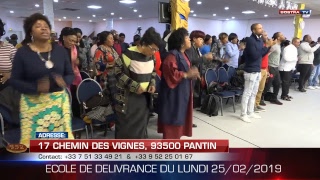 ECOLE DE DELIVRANCE DU LUNDI 25022019 [upl. by Nolham]