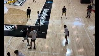 Towson Basketball Camp 1 quarter [upl. by Zurn202]