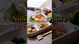 Nobu Singapore FiftyNine Seasonal Bento [upl. by Nosauq356]