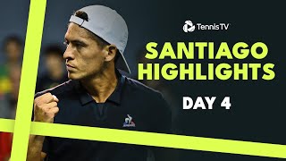 Baez Back In Action Tabilo amp Darderi Play  Santiago 2024 Highlights Day 4 [upl. by Atikat]