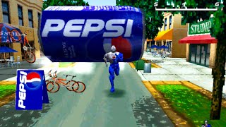 Pepsiman  Playstation Game Sample No Commentary [upl. by Poirer898]