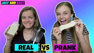 Real vs Prank Smoothie Challenge  Jacy and Kacy [upl. by Eiramannod]