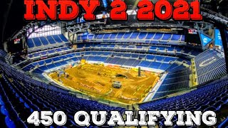 Indianapolis 2 Supercross 450 Qualifying [upl. by Janos]