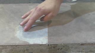 Polished Concrete Vinegar Test [upl. by Kimitri]