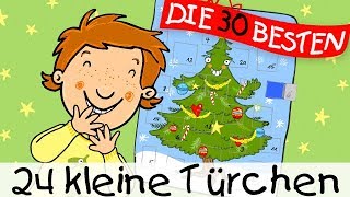 24 kleine Türchen  Weihnachtslieder zum Mitsingen  Kinderlieder [upl. by Dhumma]