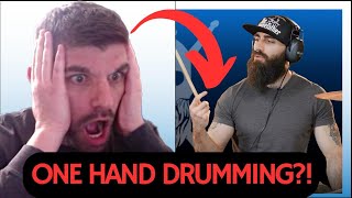 Mind Blown Reacting to El Estepario Siberianos OneHand Drumming Mastery [upl. by Dressel765]