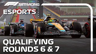 Qualifying I F1 Sim Racing World Championship 20232024 I Round 6 amp 7 I Zandvoort amp Austin [upl. by Utley]