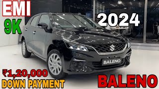 Maruti Suzuki Baleno Zeta 2024  Base Model  EMI  Down Payment  Loan Discount [upl. by Adnarrim]