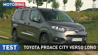 Test auta Toyota ProAce City Verso Long  Motoring TA3 [upl. by Donough]