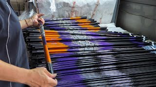 Amazing Carbon Fiber Fishing Rod Manufacturing Process Fishing Rod Factory in Taiwan 碳纖維釣魚竿製造工藝 [upl. by Yevi]