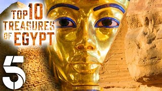 Top 10 Treasures Of Egypt  History Documentary  Channel 5 AncientHistory [upl. by Nally]