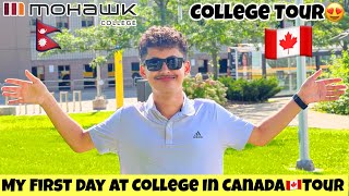 My First Day At College In Canada🇨🇦Mohawk College Tour🇳🇵 [upl. by Astrea]