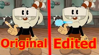 The Cuphead Show Original VS Edited 2 Comparison [upl. by Nigrom511]