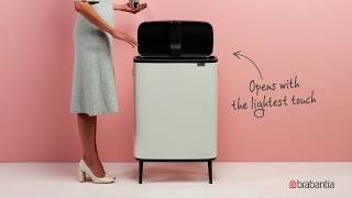 Brabantia Bo Touch Bin HI 60L and 2 x 30L for easy waste separating  Brabantia [upl. by Eelsel]