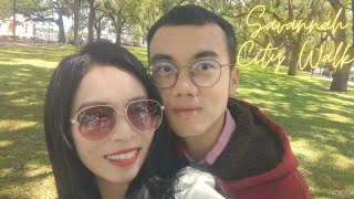 美东旅行vlog Savannah City Walk 萨凡纳一日游 [upl. by Luapnaej304]