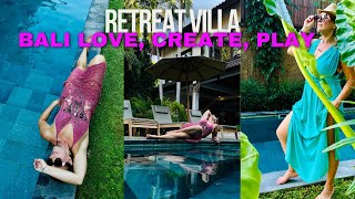 Bali Retreat Villa With The Bali Agent  Love Create Play Retreat limitlessglobalgirl [upl. by Lupiv]