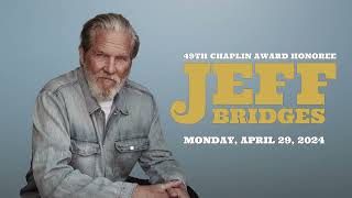 49th Chaplin Award Gala Honoring Jeff Bridges  April 29 [upl. by Yug]