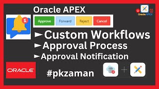 Custom Dynamic Approval Workflows  Approval Process  Oracle APEX [upl. by Hesta856]