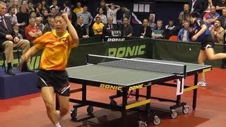 Dimitrij OVCHAROV vs MA Lin FINAL 1of 3 Games Russian Premier League Playoff Table Tennis [upl. by Yaron740]