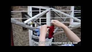 Minky 30m Retractable Washing Line  Is it any good [upl. by Hoffer]