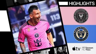 Inter Miami vs Philadelphia Union  Messi is BACK  Full Match Highlights  September 14 2024 [upl. by Nairad]