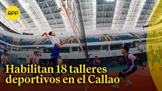 Callao Presentan talleres deportivos para este verano 2024 [upl. by Valenta]