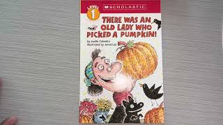 There Was An Old Lady Who picked A Pumpkin by Lucille Colandro for scholastic is a Halloween book [upl. by Yartnoed505]