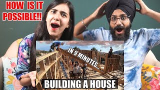 Indians Reacts to how AMERICAN HOUSES are made [upl. by Guido350]