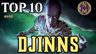 MTG Top 10 The BEST Djinns in Magic the Gathering [upl. by Dev867]