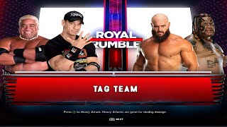 Unbelievable Battle WWE Team Match 2k23 [upl. by Namilus]