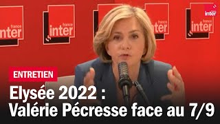 quotMon projet cest de remettre de lordre et de libérer les Françaisquot  Valérie Pécresse face au 79 [upl. by Naik]