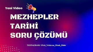 MEZHEPLER TARİHİ SORU ÇÖZÜMÜ [upl. by Kantos748]