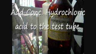 StarchIodide test for Chlorinewmv [upl. by Sucramaj]