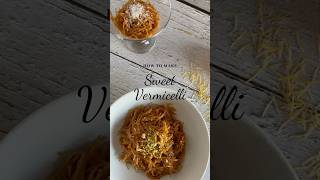 Iraqi Sweet Vermicelli🌱 iraqifood arabicfood veganreceipes arabicdessert shorts [upl. by Eerased]