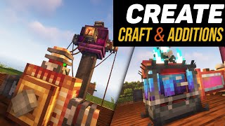 Гайд по Create Crafts amp Additions 11821201 Электромотор Обзор всех механизмов minecraft java [upl. by Urian]