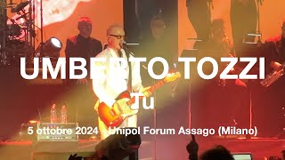 20241005 Umberto Tozzi  Tu  Unipol Forum Assago Milano [upl. by Yennej418]