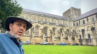 Winchester Cathedral Bell Tower And Massive Roof Timber Frame Tour [upl. by Lenaj913]