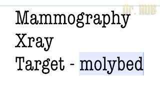 Radiography vs mammography [upl. by Kannav]