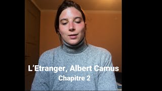 LEtranger Albert Camus  Chapitre 2  Lecture Hélène Caipora [upl. by Tronna]