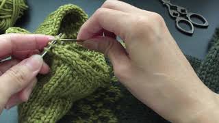 ICord bind off in the round and grafting [upl. by Vania]