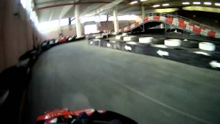 Karting center Celje indoor voznja [upl. by Atterahs]