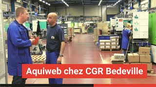 Aquiweb chez CGR Bedeville  Logiciel Suivi de production MES TRS édité par Astrée Software [upl. by Sirdna]