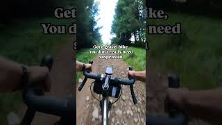 How it feels riding a gravel bike😅 cycling cyclist gravelbike [upl. by Nauqyt]